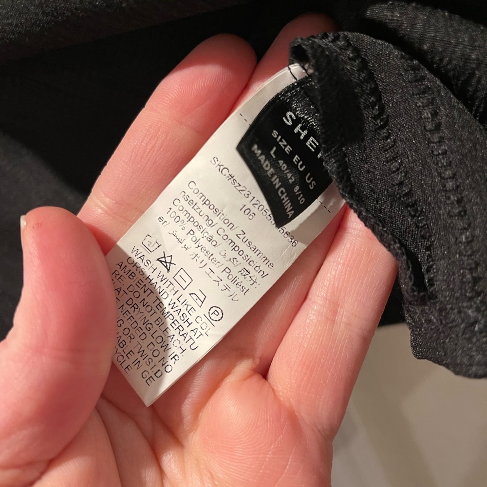 Y2K Black Lace Trim Top - Picture 5 of 6